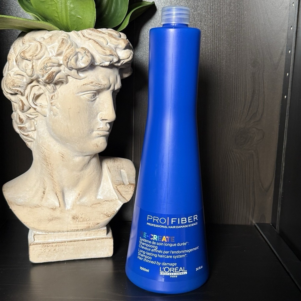 L'Oreal Professionnel Pro Fiber Re-Create Shampoo 1000ml 34oz for Damaged Hair